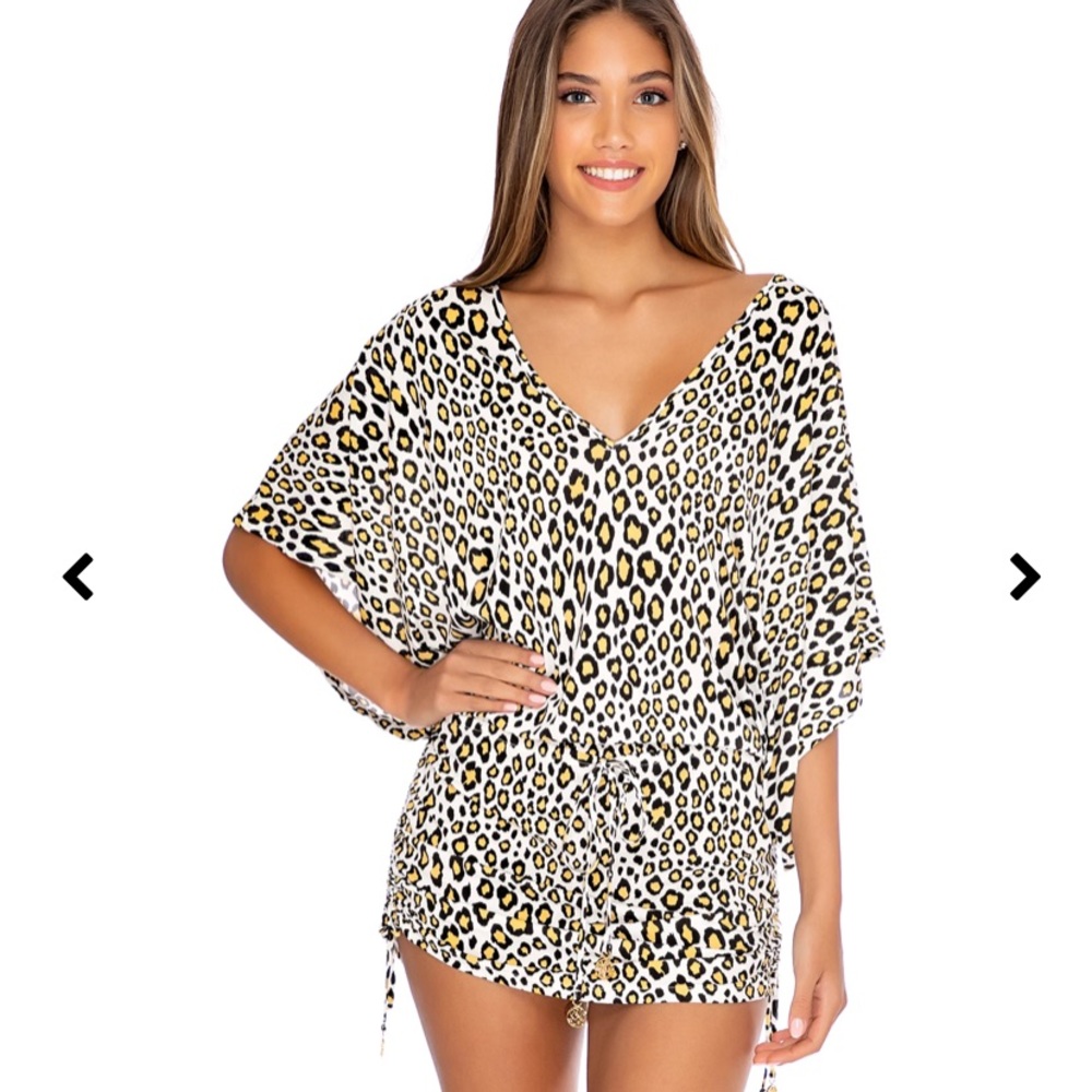 Wild Side Cabana V Neck Dress